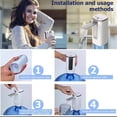 thumbnail image 6 of Automatic Water Dispenser Pump for 5 Gallon Bottle - Digital Display, Type-C USB Charging, Portable Electric Water Pump, Foldable Spout, Quantitative & Continuous Water Dispensing (Black), 6 of 13