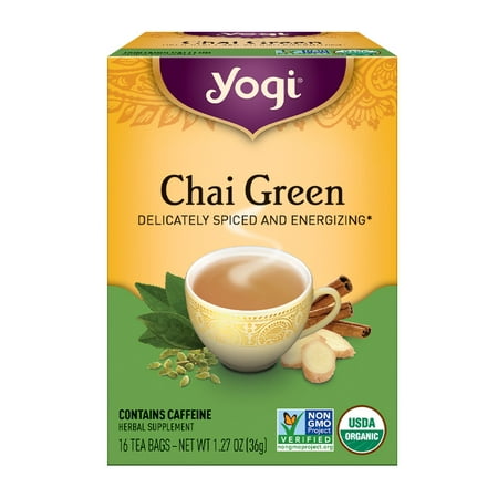 2 Pack Yogi Tea Chai Green Bags 16 Ct 1 27 Oz This On Opens A Dialog That Displays Additional Images For Product With The Option To Zoom In Or Out