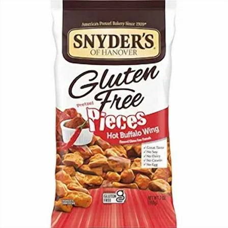1x Snyder's of Hanover Gluten Free Pretzel Pieces, Hot Buffalo Wing, 7 Oz