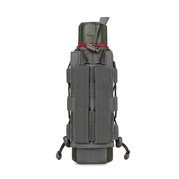 Colgador de botellas Naiovety para viajar escalada en roca portabotellas portátil impermeable gris