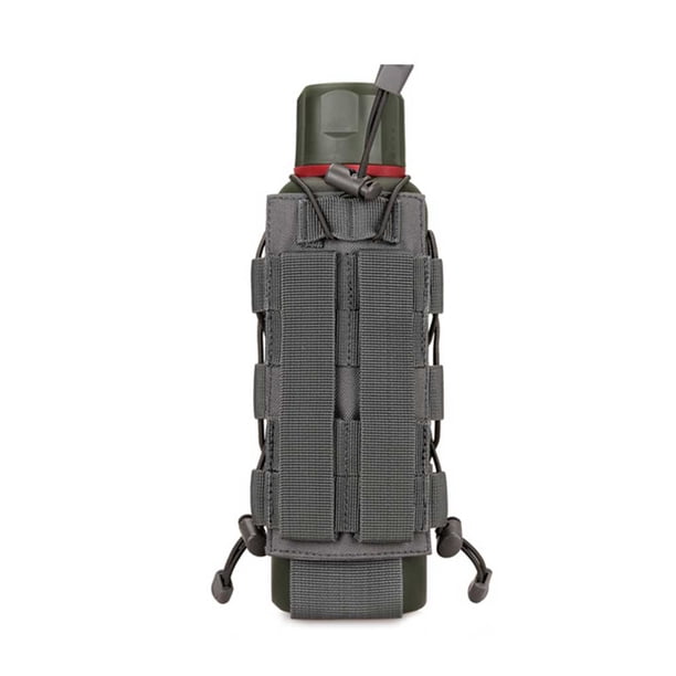 Colgador de botellas Naiovety para viajar escalada en roca portabotellas portátil impermeable gris