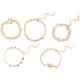 thumbnail image 1 of 5 pulseras en capas ajustables y apilables para la muñeca, 1 of 7