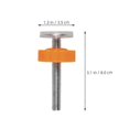 thumbnail image 2 of Kids Gate Screws 6Pcs Replacement Parts For Baby Gates Stair Gates In Orange Color For Enhanced Safety Isolation, 2 of 5