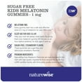 thumbnail image 5 of NatureWise Kids Melatonin 1 mg Sugar-Free - Sleep Gummies for Children - Drug-Free Sleep Aid for Kids Ages 4 & Up - Strawberry Flavored - Vegan, Gluten Free, Non-GMO - 180 Gummies[6-Month Supply], 5 of 9
