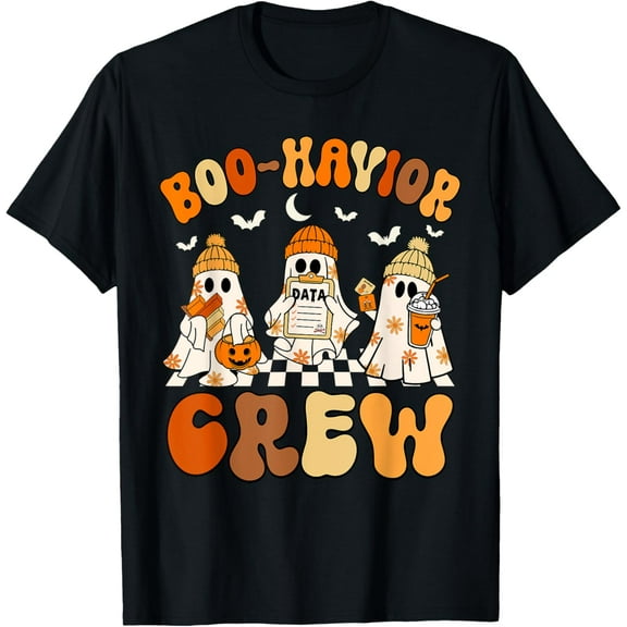 Boo-Havior Crew Behavior Analyst Halloween ABA T-Shirt Shirts