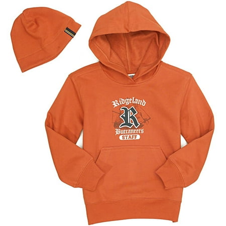 Faded Glory - Boy's Graphic Hooded Sweatshirt & Beanie