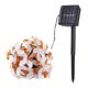 thumbnail image 2 of Lámpara de jardín con luz de cadena de abeja con energía solar 50 LED 6.9m / 22.6ft 8 modos de iluminación Control manual, 2 of 8