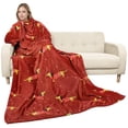 thumbnail image 1 of Manta portátil con estampado de perro salchicha de Navidad de Cataluña, 1 of 9