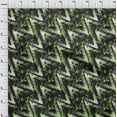 thumbnail image 4 of oneOone Viscose Chiffon Green Fabric Geometric Sewing Fabric By The Yard Printed Diy Clothing Sewing Supplies 42 Inch Wide, 4 of 5