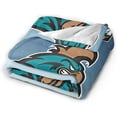 thumbnail image 2 of Coastal Carolina University Fleece Blanket, Very Soft Microfiber Flannel Blanket for Couch Warm and Cozy for All Seasons, 2 of 6