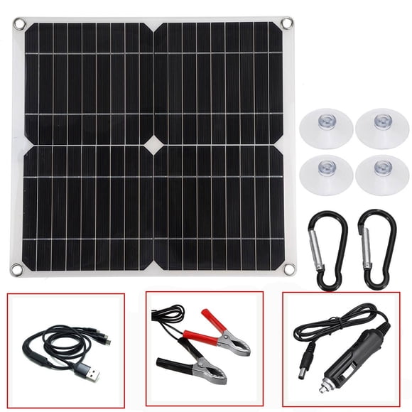 Solar Panel 25W Solar Photovoltaic Panel Solar Power Panel Photovoltaic Module Solar Cell Solar Power ,Foldable and Easy Setup