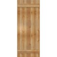 thumbnail image 5 of 21 1/2"W X 54"H Timbercraft Four 5 3/8" Boards Joined Board-N-Batten Shutters, Rough Sawn Western Red Cedar (Per Pair), 5 of 13