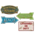 thumbnail image 2 of Party Central Club Pack of 48 Multi-Color Tropical Luau Beach Worn Signs 14", 2 of 2