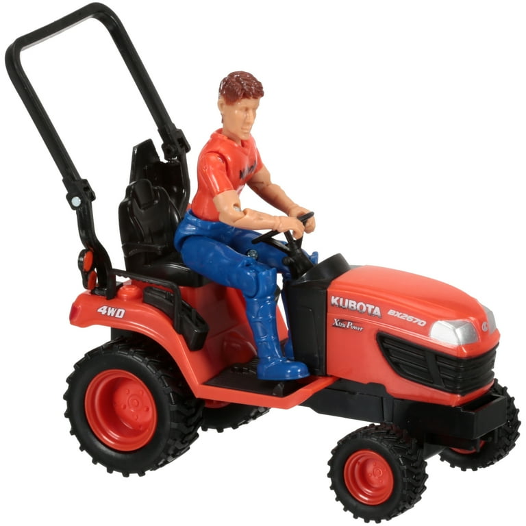Free Shipping! Kubota pickup truck with trailer & lawn