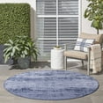 thumbnail image 4 of Nourison Essentials Indoor/Outdoor Denim 6' x round Area Rug, (6 Round), 4 of 9