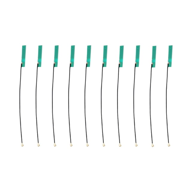 10 Uds NZGSMPCB003 antena PCB integrada RG1.13 cable 3dBi 2G 3G antena PCB para alarma de seguridad hogar inteligente