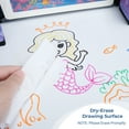 thumbnail image 3 of Kids Travel Tray for Toddler Car Seat, Travel Lap Tray for Airplane, Multifunctional Activity Tray for Kids Toddlers Boys Girls, Kids Travel Desk Essential Accessories (Mermaid)…, 3 of 8