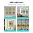 thumbnail image 6 of Window Privacy Film Vintage Dragonfly Stained Glass Window Film Decorative Sun Block Window Cover Retro Abstract Oil Painting Window Clings Static Adhesive Sticker for Bathroom 23.6"x78.7", 6 of 7