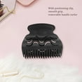 thumbnail image 6 of 6pcs/set 3 Sizes Detachable Handle Hair Roller Brush with Positioning Clips Aluminum Ceramic Barrel Curler Comb Hairdresser, 6 of 9