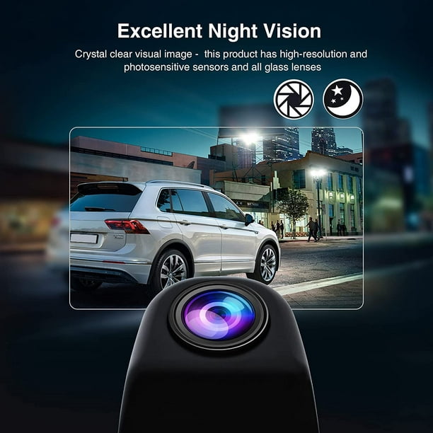 Caméra de recul de voiture WiFi vision nocturne HD grand angle de