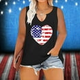 thumbnail image 3 of Fourth Of July Shirts for Women Tank tops Patriotic Graphic Oversized Blouses Summer Casual Going Out Pullover Tops, 3 of 6