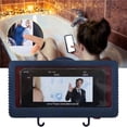 thumbnail image 2 of Wall Mounted Shower Phone Protective Case Waterproof Punch-free Bathroom Protective Case Cell Phone Mount Touch Screen Phone Shelf Box Case, 2 of 9