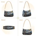 thumbnail image 7 of FORMRS Womens Shoulder Bag with Chain Strap Clutch Purse Cute Tote Handbag, Swirling Starry Sky, 7 of 7