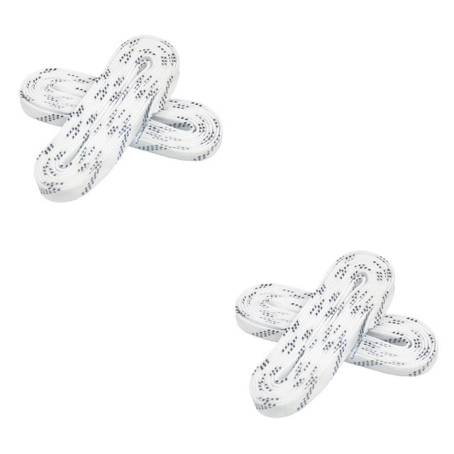 Naiovety Cordones de zapatos para patines de hockey sobre hielo, cordones de mano resistentes al desgaste, accesorios para zapatos en línea, 96 pulgadas 2piezas