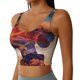 thumbnail image 2 of Balery Cultural Silhouette Journey Sujetadores deportivos con espalda cruzada para mujer, acolchados, sin costuras, de alto impacto, ideales para yoga, gimnasio, entrenamiento y fitness.-Large, 2 of 8
