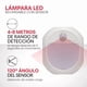 thumbnail image 5 of Lámpara LED de Pared con Sensor COB 120 lm Recargable Base Magnética Luz 3PZ, 5 of 5