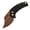 Black, variant on Kansept Wasp Folding Pocket Knife,2.36" Gray TiCn Coated 154CM Blade,Orange G10,T2144F2