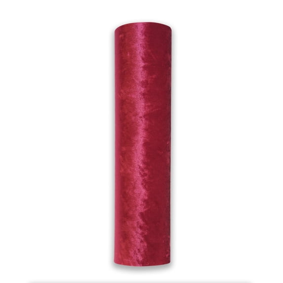 Craftables Burgundy Velvet Iron on Vinyl 6 ft. roll |True Fabric Heat Transfer Vinyl for T Shirts for Cricut, Silhouette