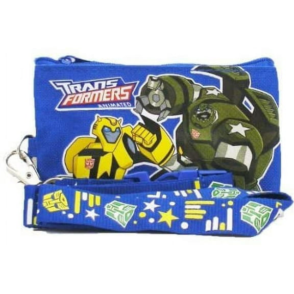 Transformers Lanyard Blue with Detachable Coin Purse