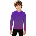 thumbnail image 5 of JAJAHO Girls Boys Rash Guard Swim Shirt For Kids 3-14Y Raglan Long Sleeve Sun Protection Shirts Athletic Rashguard, 5 of 6