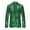 #213-Green, variant on Handshe Men's Fashion Solid Color Plus Size Pocket Long Sleeved Lapel Sequin Button Suit Slim Jacket