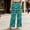 #6Multicolor, variant on Women's Tribal Aztec Print Wide Leg Pants, Smocked High Waist Palazzo Trousers with Pockets
