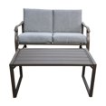 thumbnail image 2 of Metal Loveseat with Mushroom Teapoy / During Family Bonding Time / Strengthens Family Ties, 2 of 2