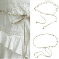 thumbnail image 2 of TIERPOP Woven Seashells Belt Cowgirl Waistband with Shells Waistband for Girls Women Lady, 2 of 14