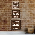 thumbnail image 4 of Square Plus Little Man Cave Wall or Door Sign | Easy Installation | Funny Home Decor for Garage Bar Workshops - Large, 4 of 9