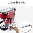 thumbnail image 3 of Coffee Machine Steam Nozzle, Exquisite Workmanship 65mm Length Stainless Steel Coffee Machine Steam Nozzle  For ECP3420 For EC685, 3 of 8