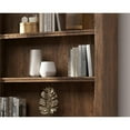 thumbnail image 5 of Traditional 8' Tall Wood Bookcase Wall With Ladder Office Bookcase Brown, 5 of 6