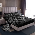 thumbnail image 1 of Adults Damask Gothic Sheet Set Antique Victorian Bed Sheets Set Twin, 1 of 5