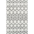 thumbnail image 3 of JONATHAN Y MOROCCAN HYPE 5 x 8 Area Rug, Caimari Moroccan Diamond Shag - White/Gray, MOH412A-5, 3 of 10