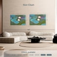 thumbnail image 4 of Elephant Stock Nympheas 1897-1898 Wall Art - Horizontal Canvas Wall Art - Living Room Wall Decor - Floral And Botanical Canvas - Teal And Purple Decor By Claude Monet - 48" x 32", 4 of 8