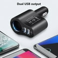 thumbnail image 4 of Car Mounted Cigarettes Lighter Adapter, 24V/12V Car Splitter Adapter, Multifunctional USB Charging Car Charger, Fast Charging for Devices, 120W Power, 4 of 9