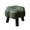 Green, variant on Hyknon Small Foot Stool Ottoman, Floral Round Faux Leather Wood Leg Foot Rest for Couch, Under Desk Pouf Footstool Footrest for Living Room Bedroom, Entryway Padded Household Seating Stool, Dark Gray
