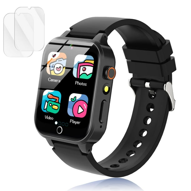 Reloj inteligente Luyiilo para niños con 26 juegos de rompecabezas, cámara HD
