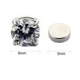 thumbnail image 4 of Ayyufe Earrings 4 Claws Non-Piercing Alloy Magnet Rhinestone Inlaid Ear Stud for Party, 4 of 6