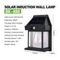 thumbnail image 5 of LED Solar Wall Light, Motion Sensing, Waterproof Exterior Mount, Easy Install, 1800mAh, 5 of 6
