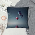 thumbnail image 2 of Orinice Balloons Graphic Decorative Pillow Cover for Home Couch Living Room Bed Sofa 22x22in, 2 of 5